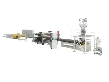 Linia de extrudare a foilor pentru șolduri/gpps/pp/pe/eva/abs
